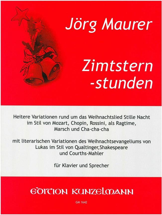 Zimtsternstunden Für Klavier und Sprecher