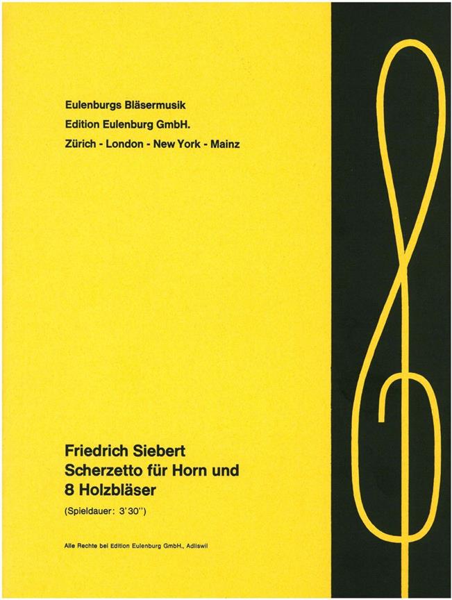 Scherzetto Für Horn und 8 Holzbläser