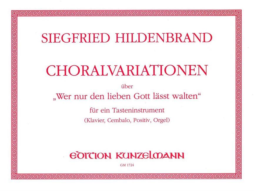 Choralvariationen Over Wer Nun