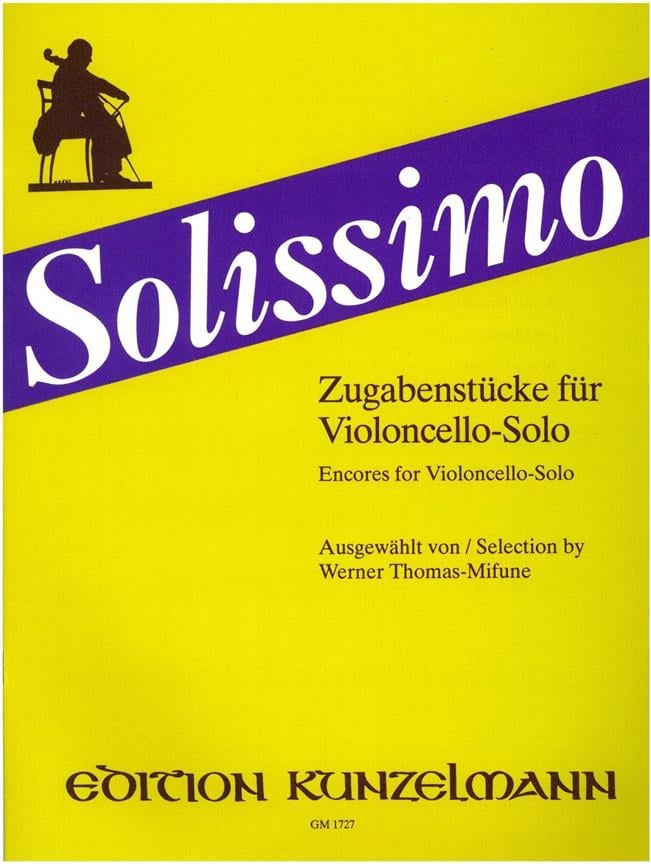 Solissimo - Zugabenstücke Für Violoncello
