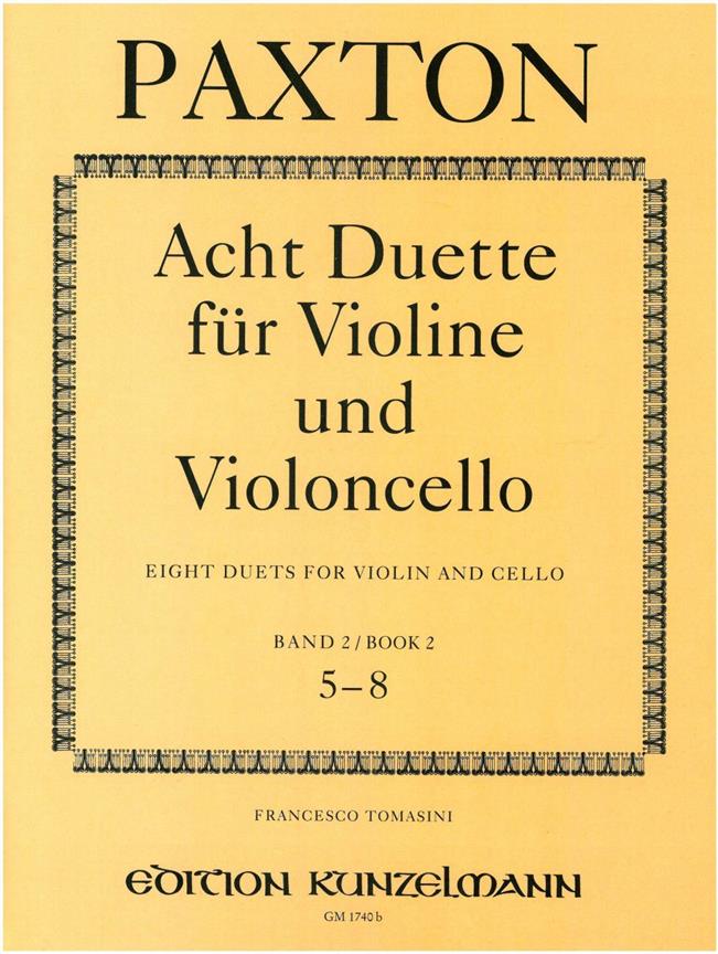 8 Duette Für Violine und Violoncello