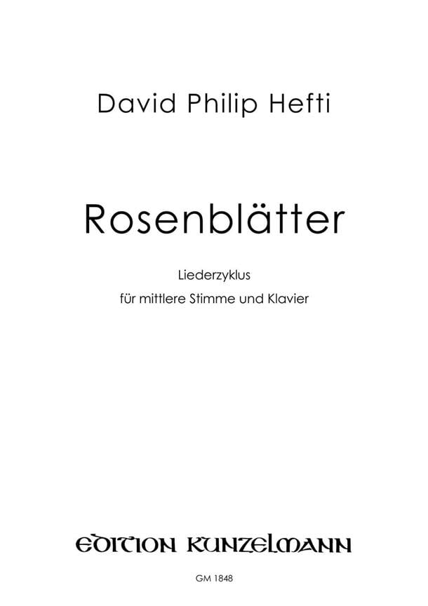 Rosenblätter, Liederzyklus