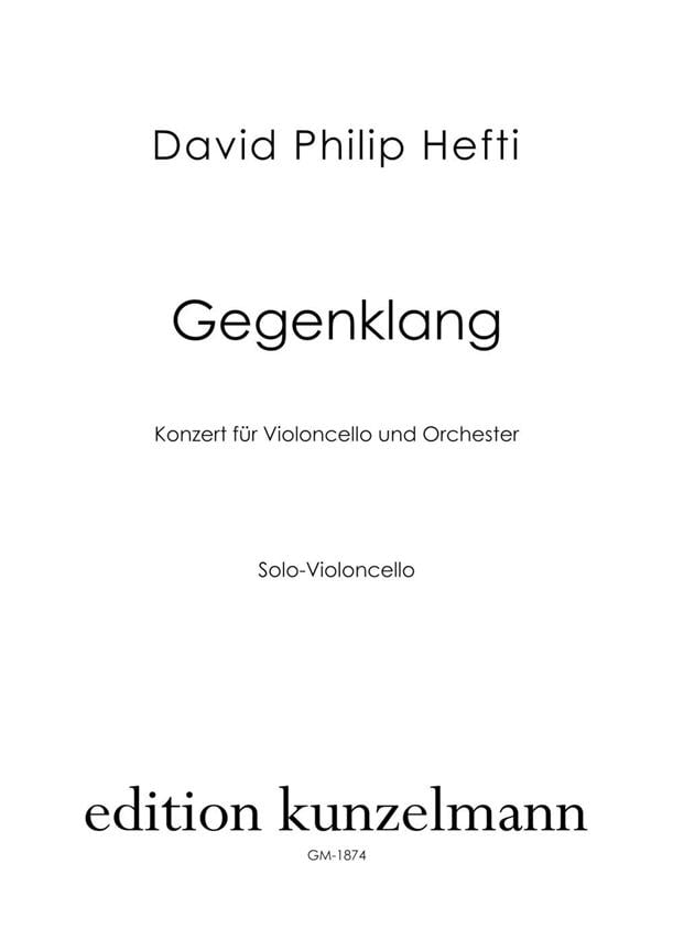 Gegenklang, Konzert Für Violoncello