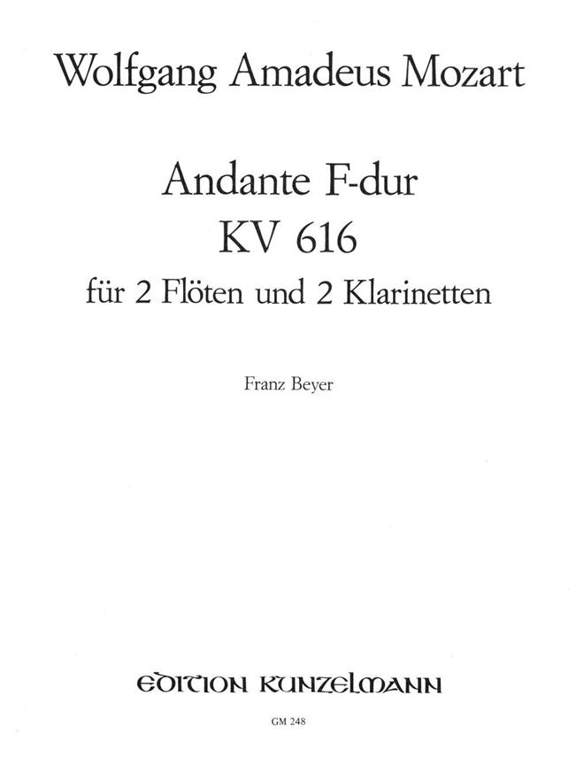 Andante Für 2 Flöten und 2 Klarinetten