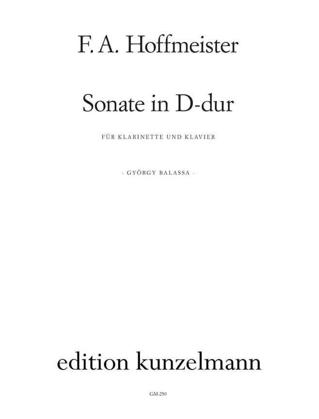 Sonate Für Klarinette