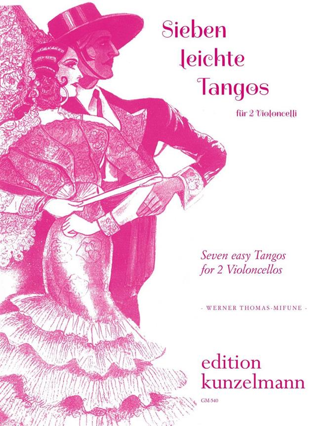 7 Leichte Tangos Für 2 Violoncelli