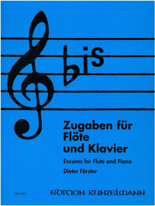 Bis Zugaben Für Flöte und Klavier