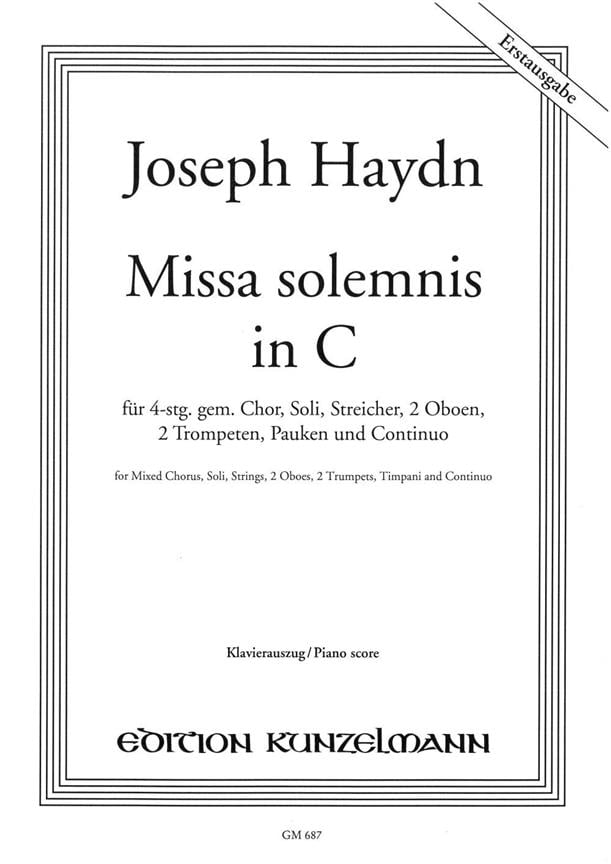 Missa Solemnis In C