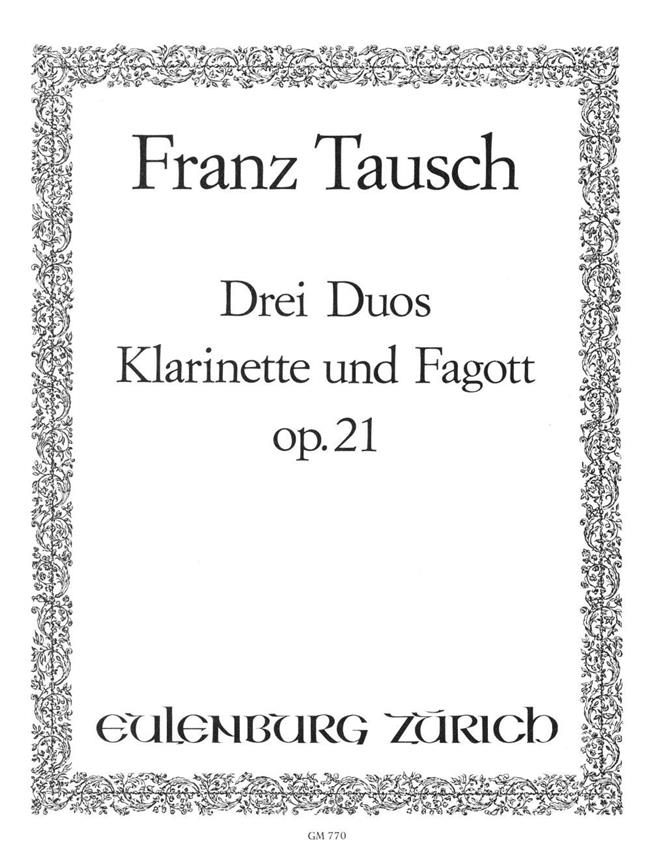 3 Duos Für Klarinette und Fagott