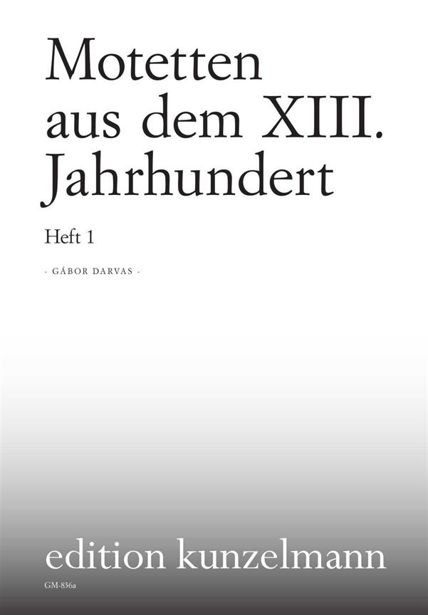 Motetten Aus Dem 13. Jahrhundert