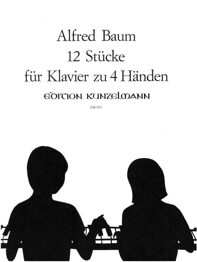 12 Klavierstücke Für 4 Hände