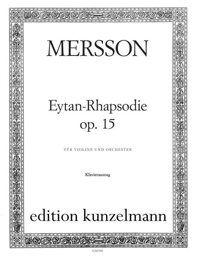 Eytan-Rhapsodie, Violinkonzert op. 15