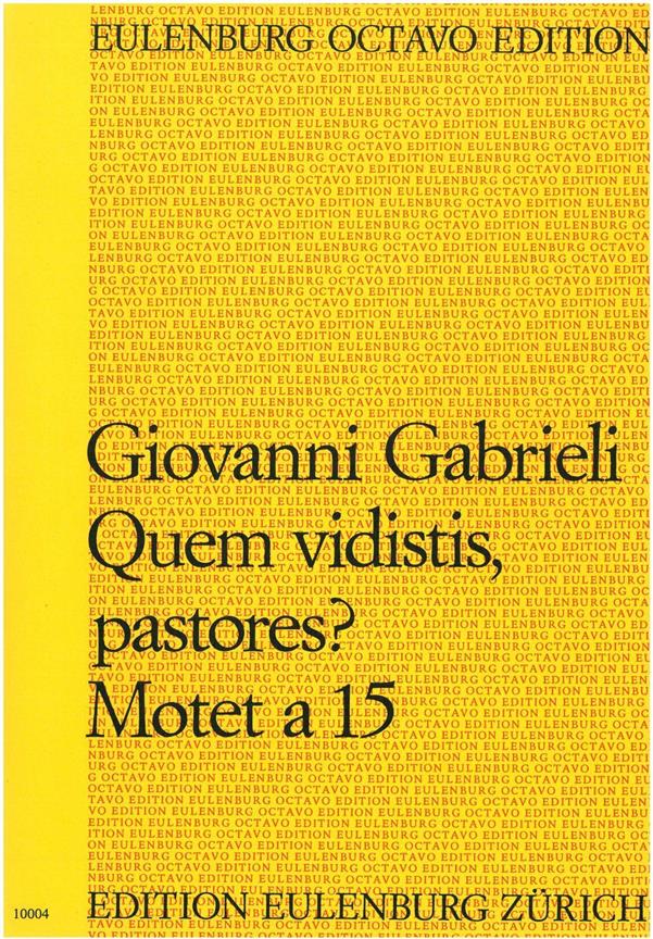 Quem Vidistis, Pastores?