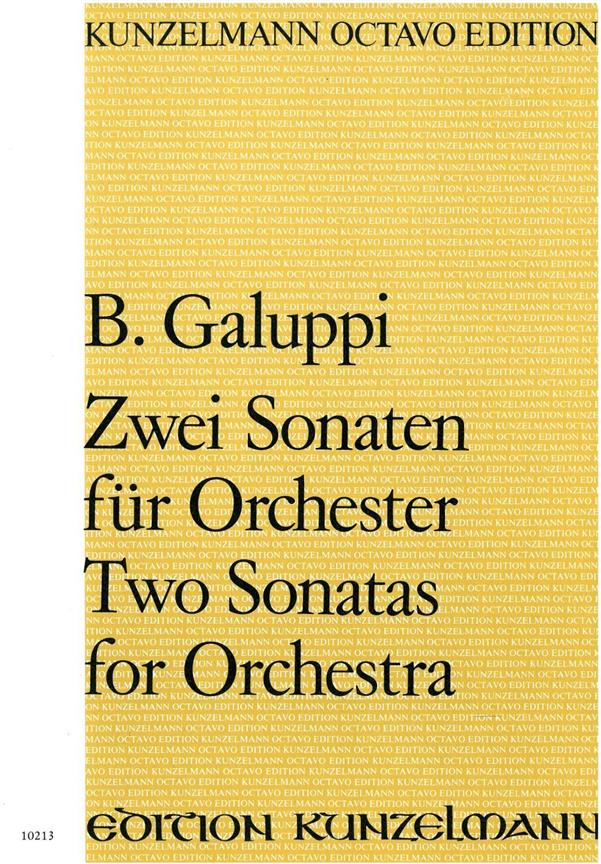 2 Sonaten Für Orchester