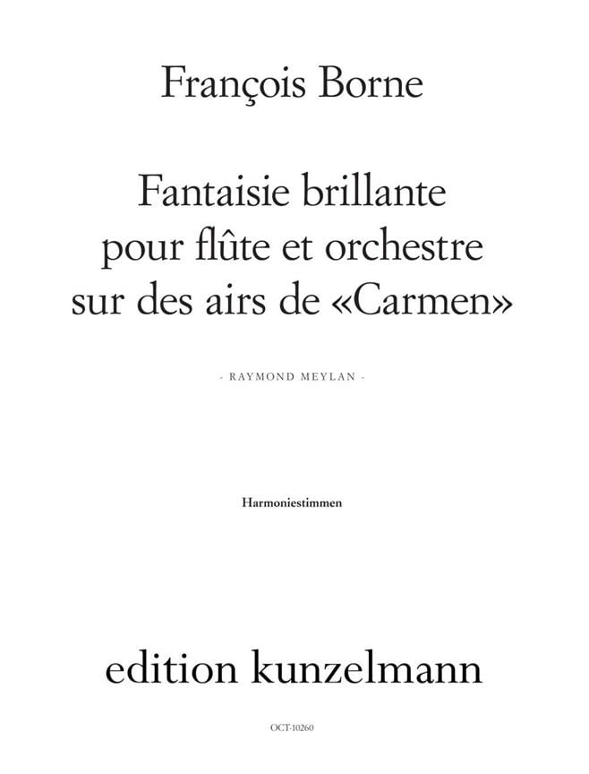 Fantaisie Brillante Für Flöte 'Carmen'