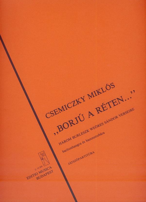 Borjú a réten