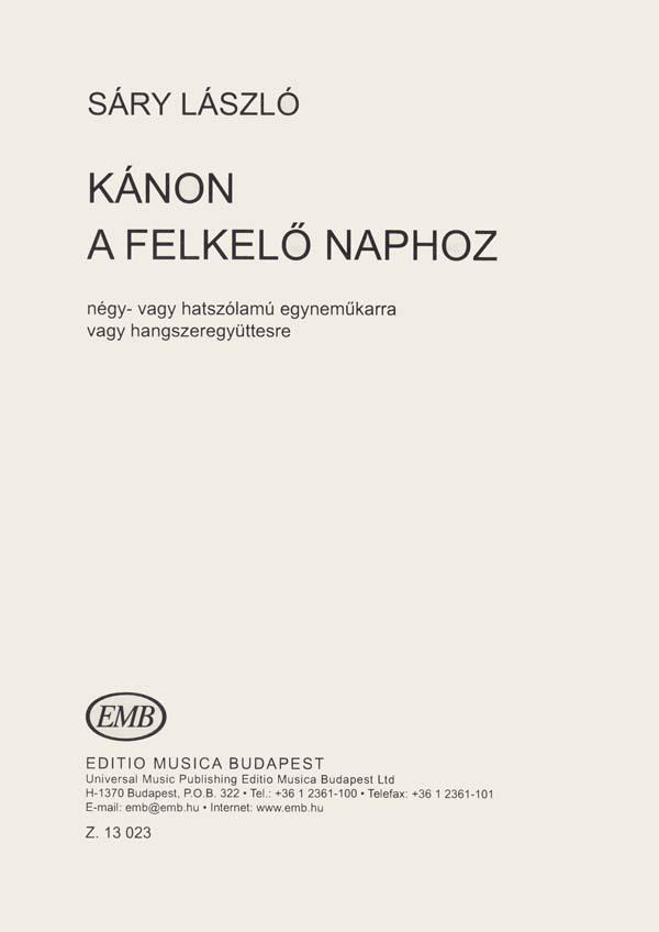 Kanon a felkelö naphos