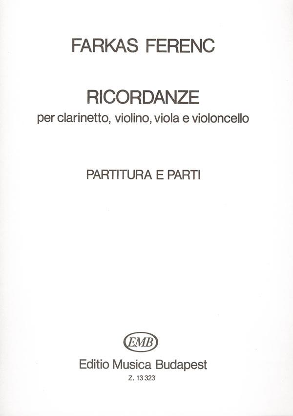 Ricordanze per clarinetto, violino, viola e viol
