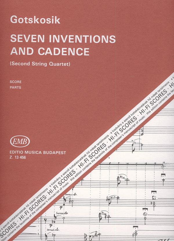 Seven Inventions and Cadence (Streichquartett Nr