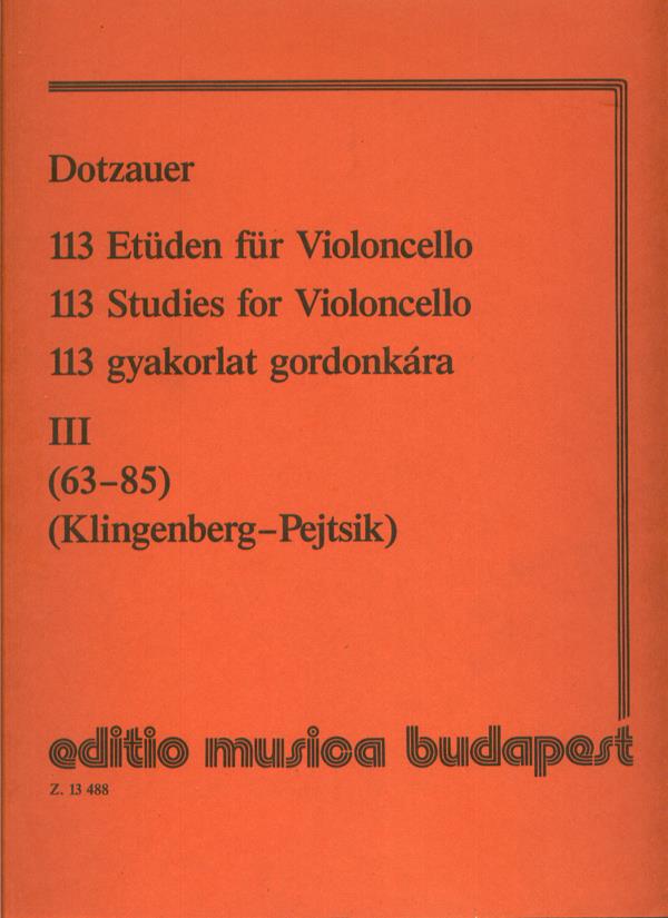 113 Etüden - Volume 3