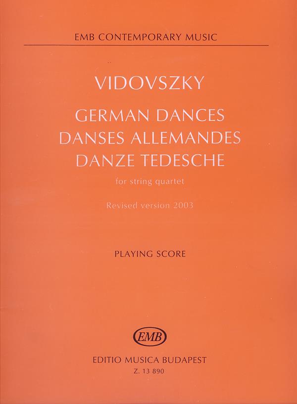 German Dances for string quartet - 1989, revised