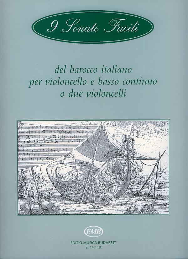 9 Sonate facili del barocco italiano per violoncel
