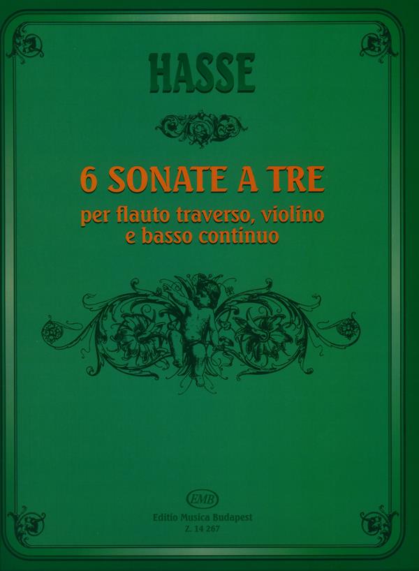 6 Sonate per flauto traverso, violino e basso cont