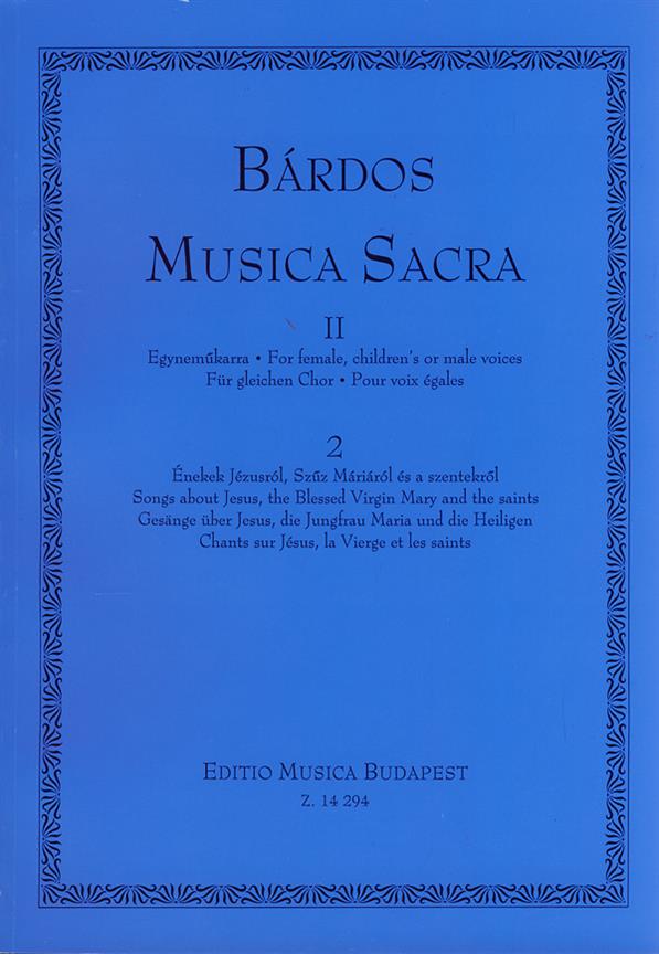 Musica Sacra für gleichen Chor Gesänge über Jes
