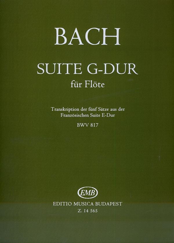 Suite G-Dur für Flöte