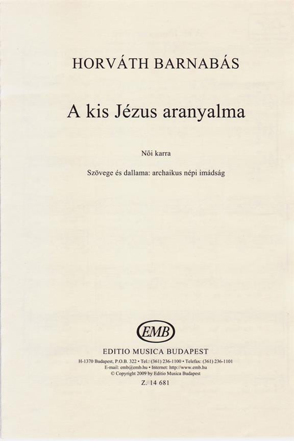 A kis Jezus aranyalma
