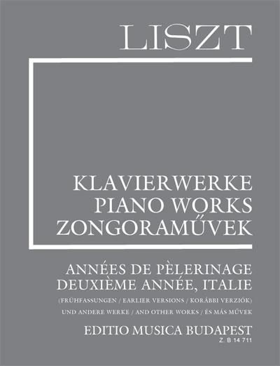 Annees de Pelerinage Deuxieme annees, Italie