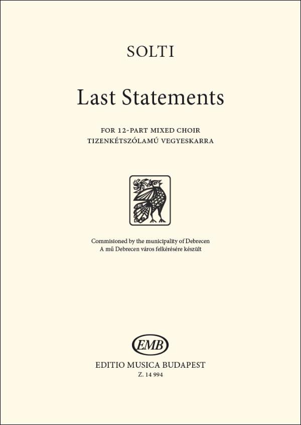 Last Statements