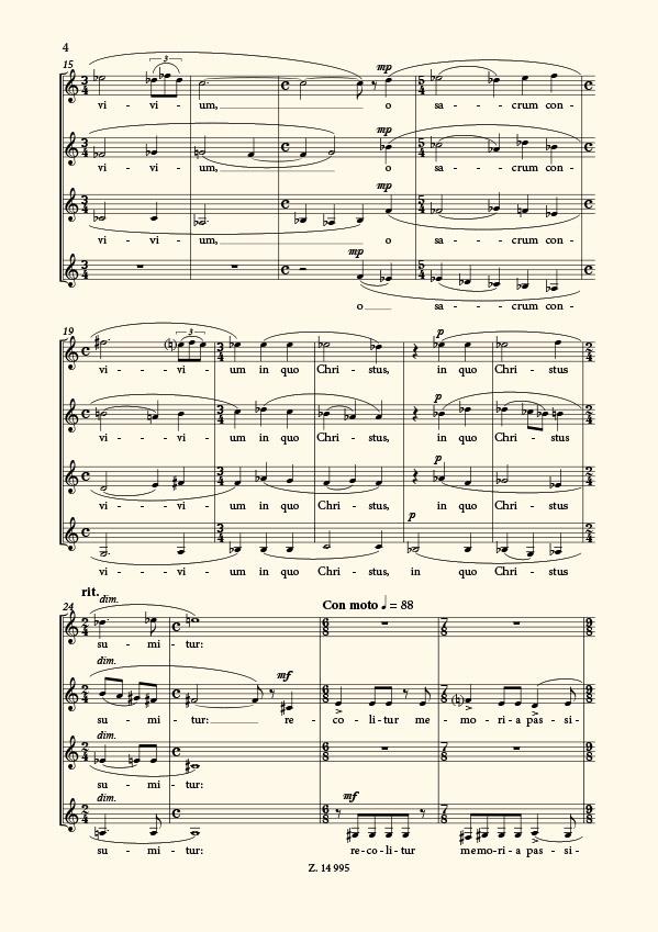 O sacrum conviviumfor