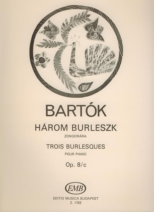 Drei Burlesken op. 8-c für Klavier