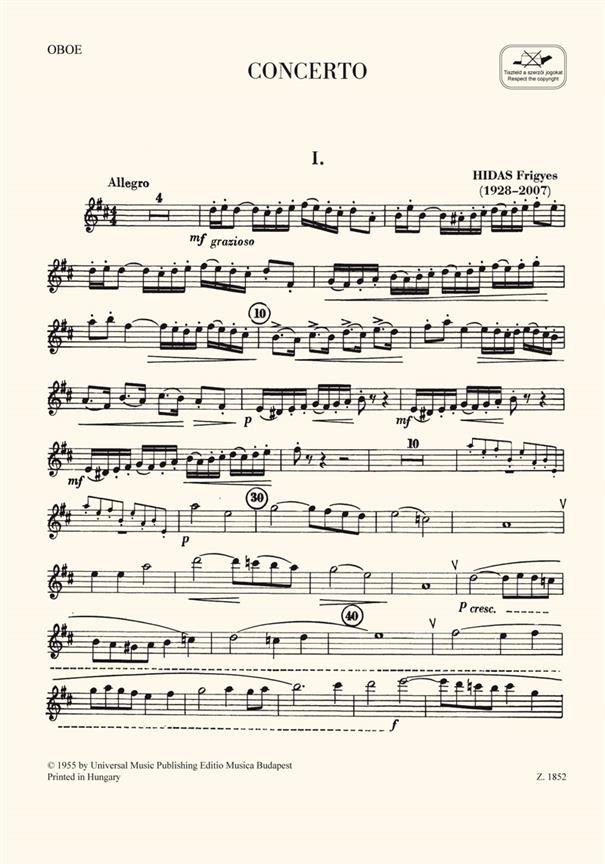 Konzert für Oboe und Orchester