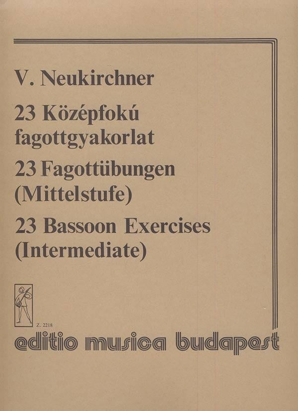 23 Fagottübungen für die Mittelstufe