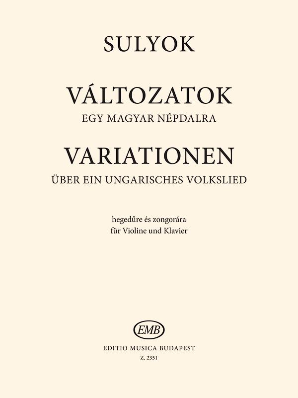 Variationen Über Ein Ungarisches Volkslied