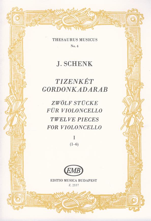 12 Stücke für Violoncello aus den Scherzi Musicali