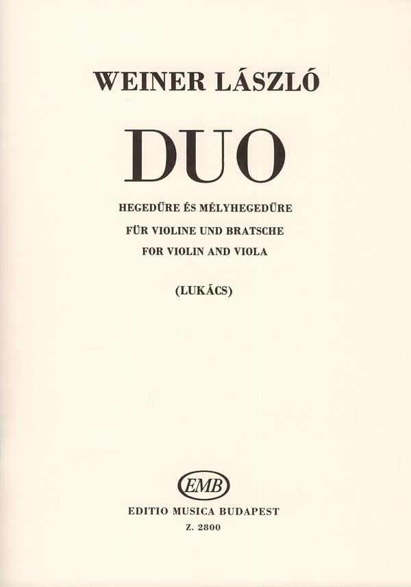 Duo for violin and viola