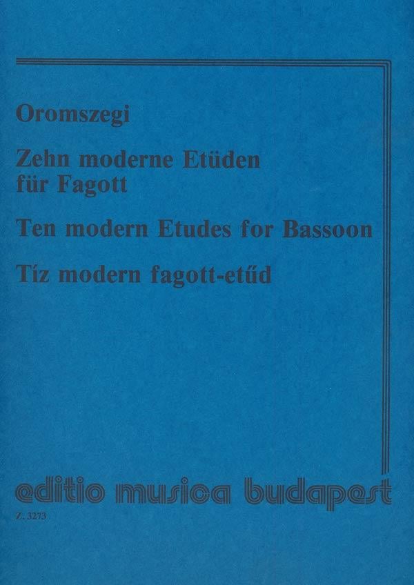 Zehn moderne Etüden für Fagott
