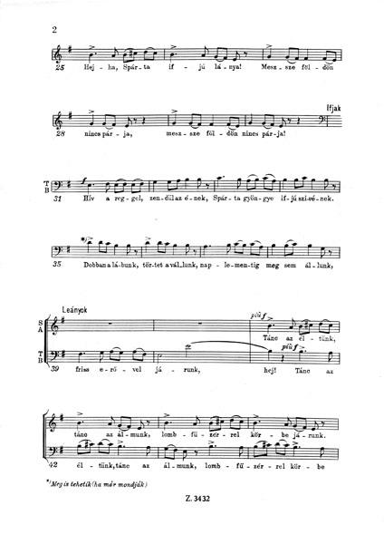 Spártai gyermek. From the mystery-play