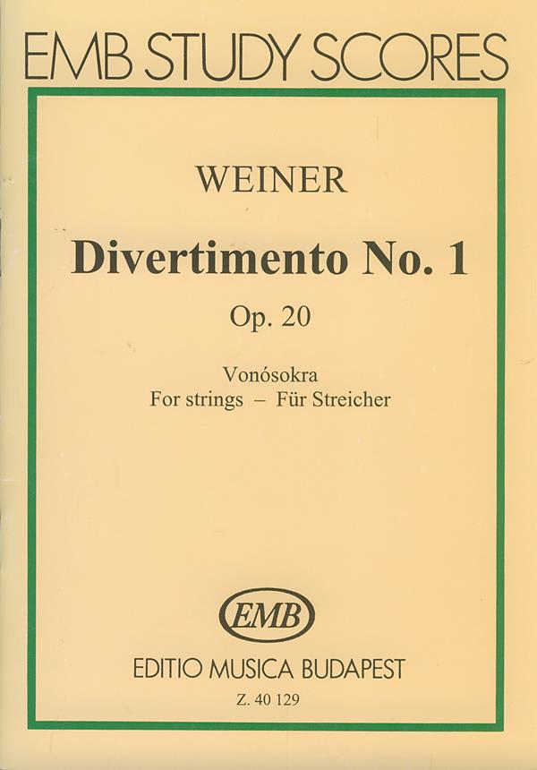Divertimento No.1 20 Nach alten ungarischen Tänze
