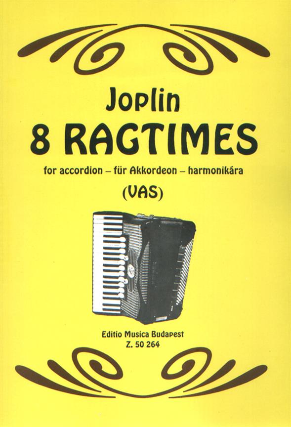 8 Ragtimes für Akkordeon
