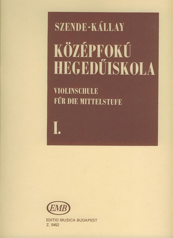 Violinschule für die Mittelstufe I