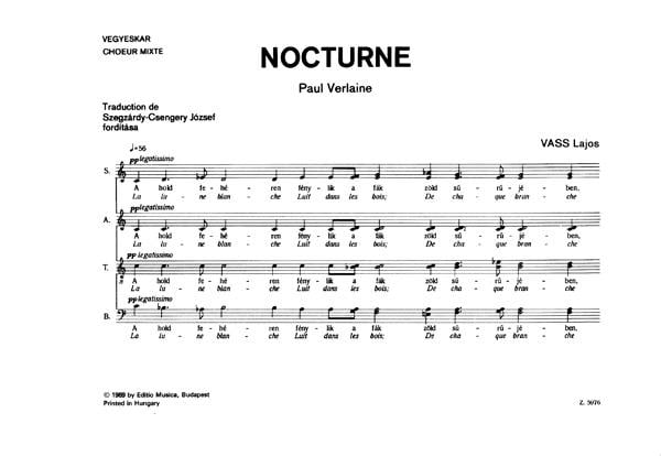Nocturne ( La lune Blanche)