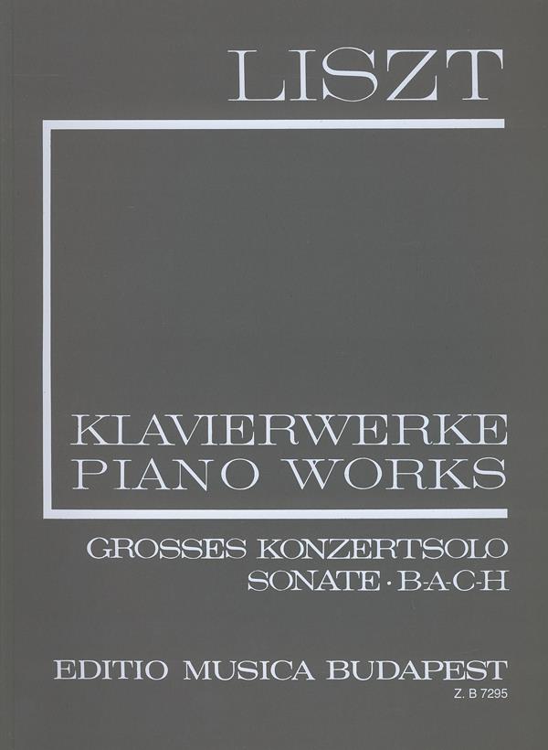 Grosses Konzertsolo, Sonate, B-A-C-H
