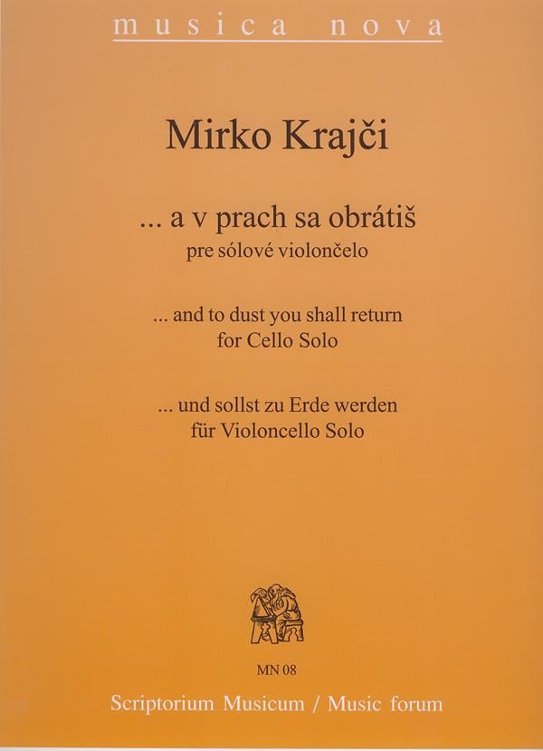 ...und sollst zu Erde werden MN08 für Violoncell