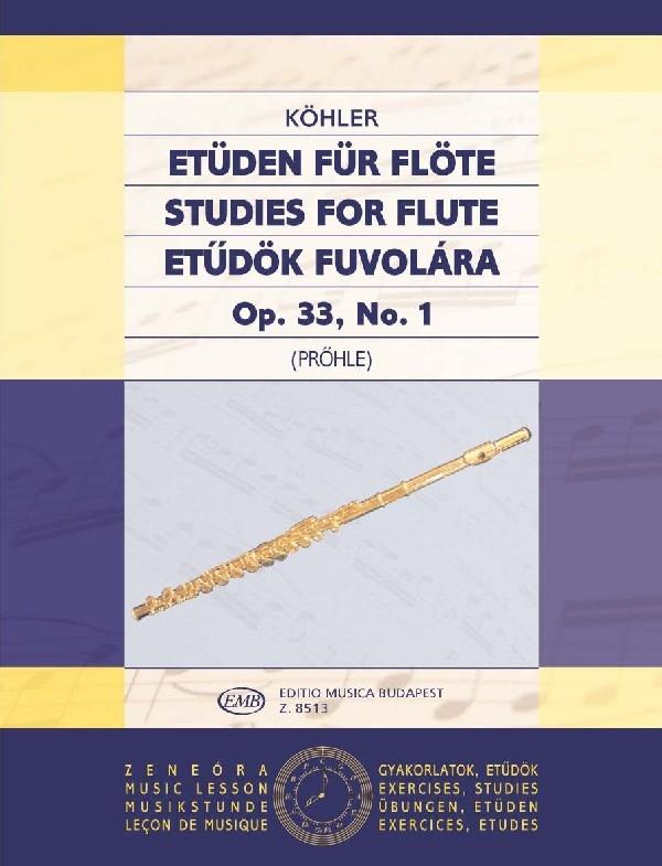 Etüden für Flöte 1 op. 33, No. 1
