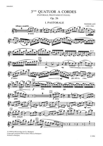 Streichquartett Nr. 3 Op. 26