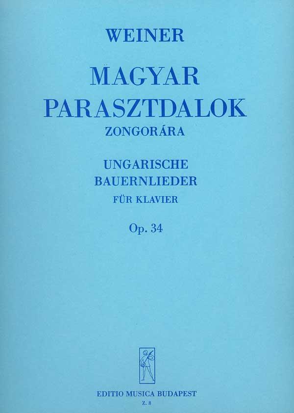 Ungarische Bauernlieder Op. 34 Fünfte Serie